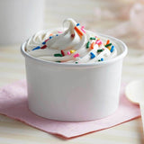 Paper Ice Cream Cup White Base Only 1000 Pieces - Hotpack Global
