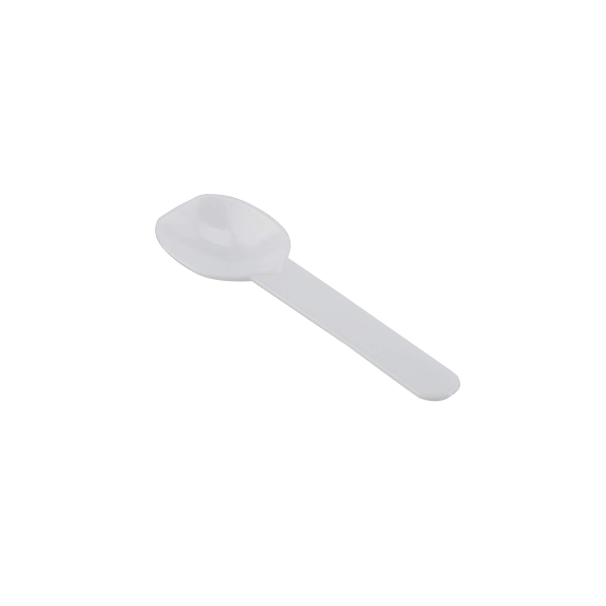 Plastic Taster Spoon Small White 3000 Pieces - Hotpack Global