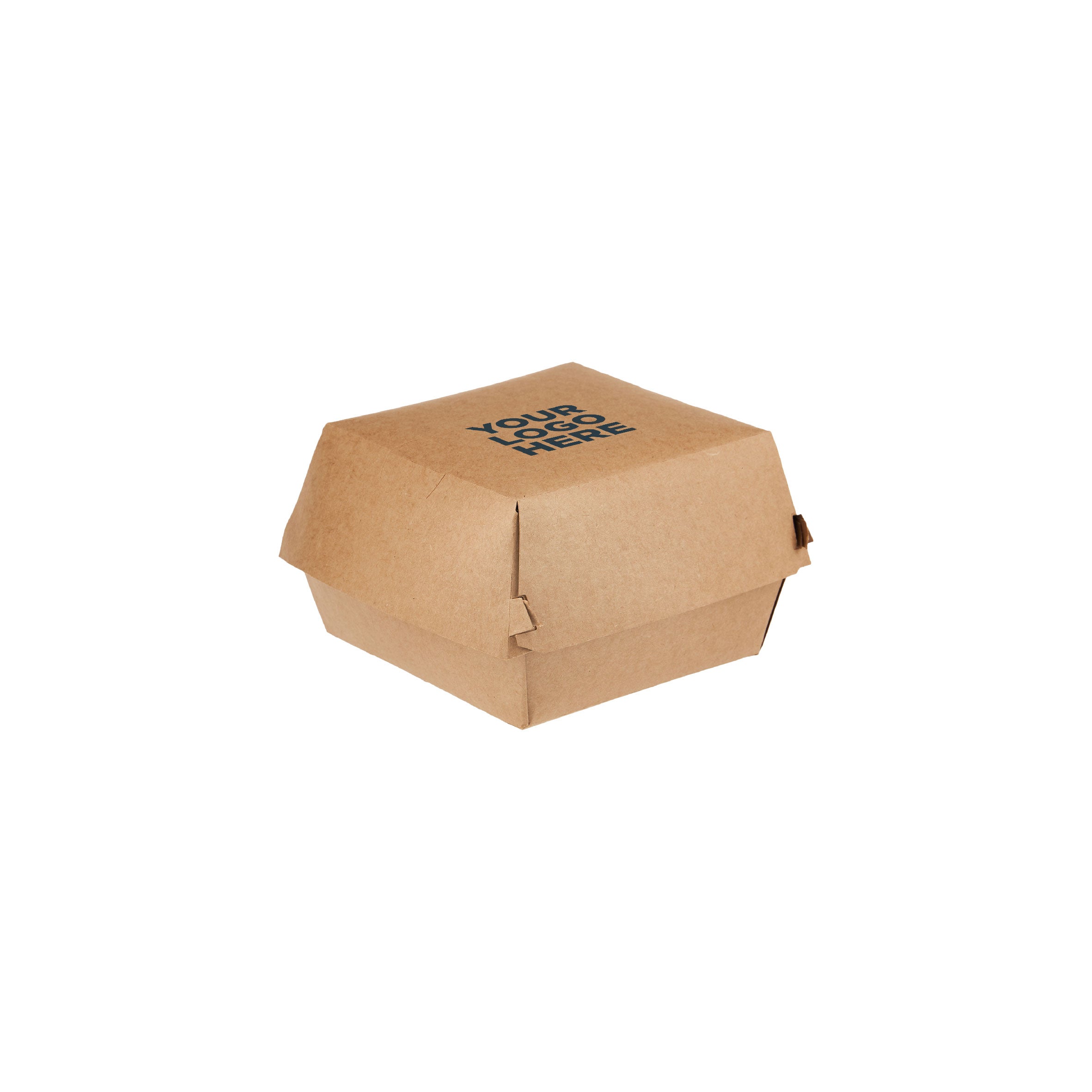 Print your logo on kraft paper burger box - Hotpack Global