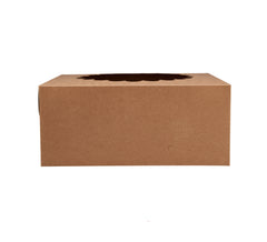 Kraft Cake Box Round With Window - Hotpack Global