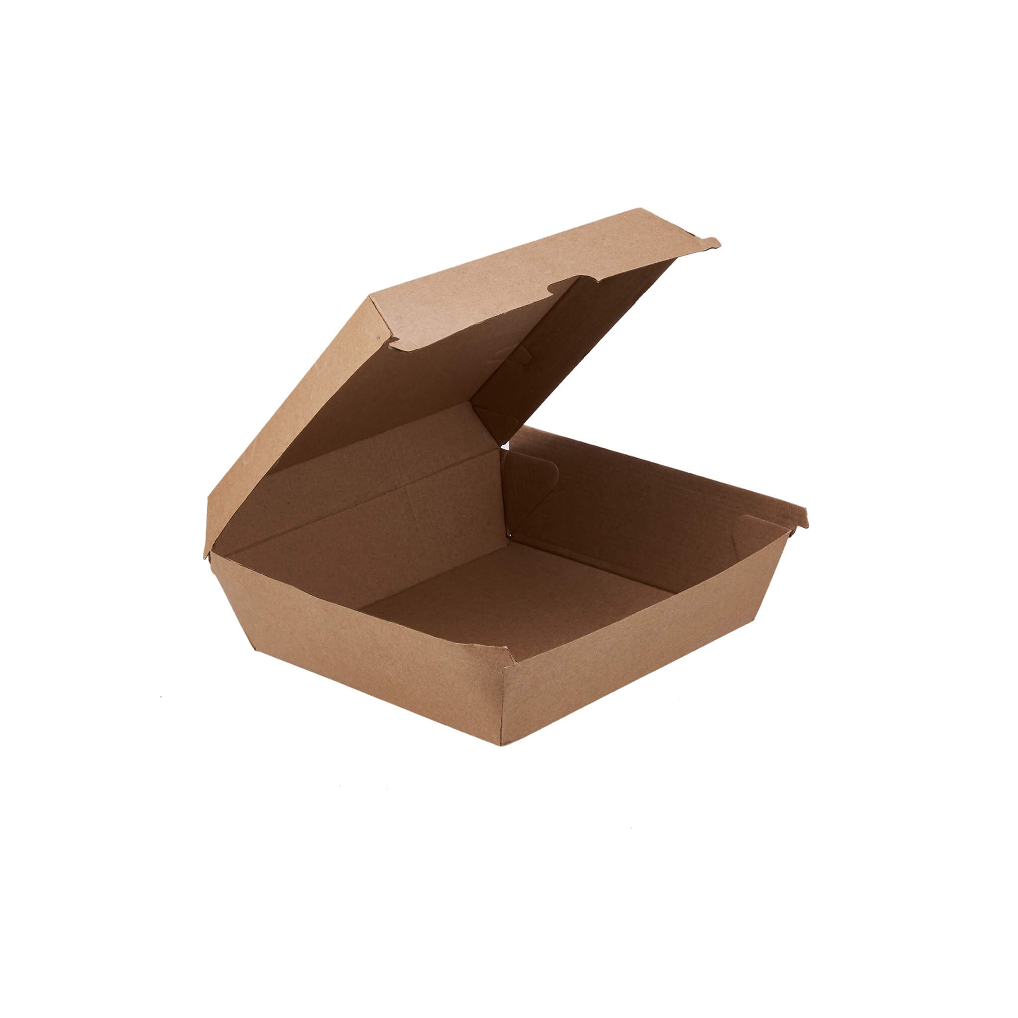 Kraft Flute Dinner Box 17.8X16X8 cm 150 Pieces - Hotpack Global