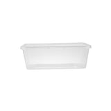 Clear Rectangle Microwavable takeaway Container 1500ml - Hotpack Global