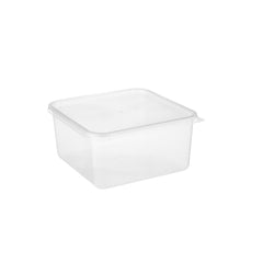 Clear Rectangle Microwavable takeaway plastic packaging Container 2000ml - Hotpack Global