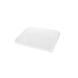 Clear Rectangle Microwavable takeaway plastic packaging Container lid 2000ml - Hotpack Global