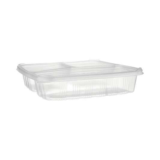 Microwave 3 Compartment Container With Lid - Hotpack Global