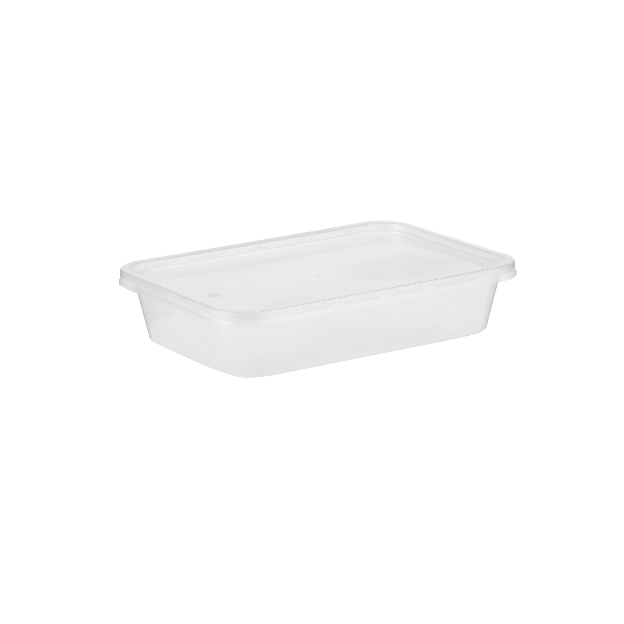 Clear Rectangle Microwavable takeaway Container 500ml - Hotpack Global