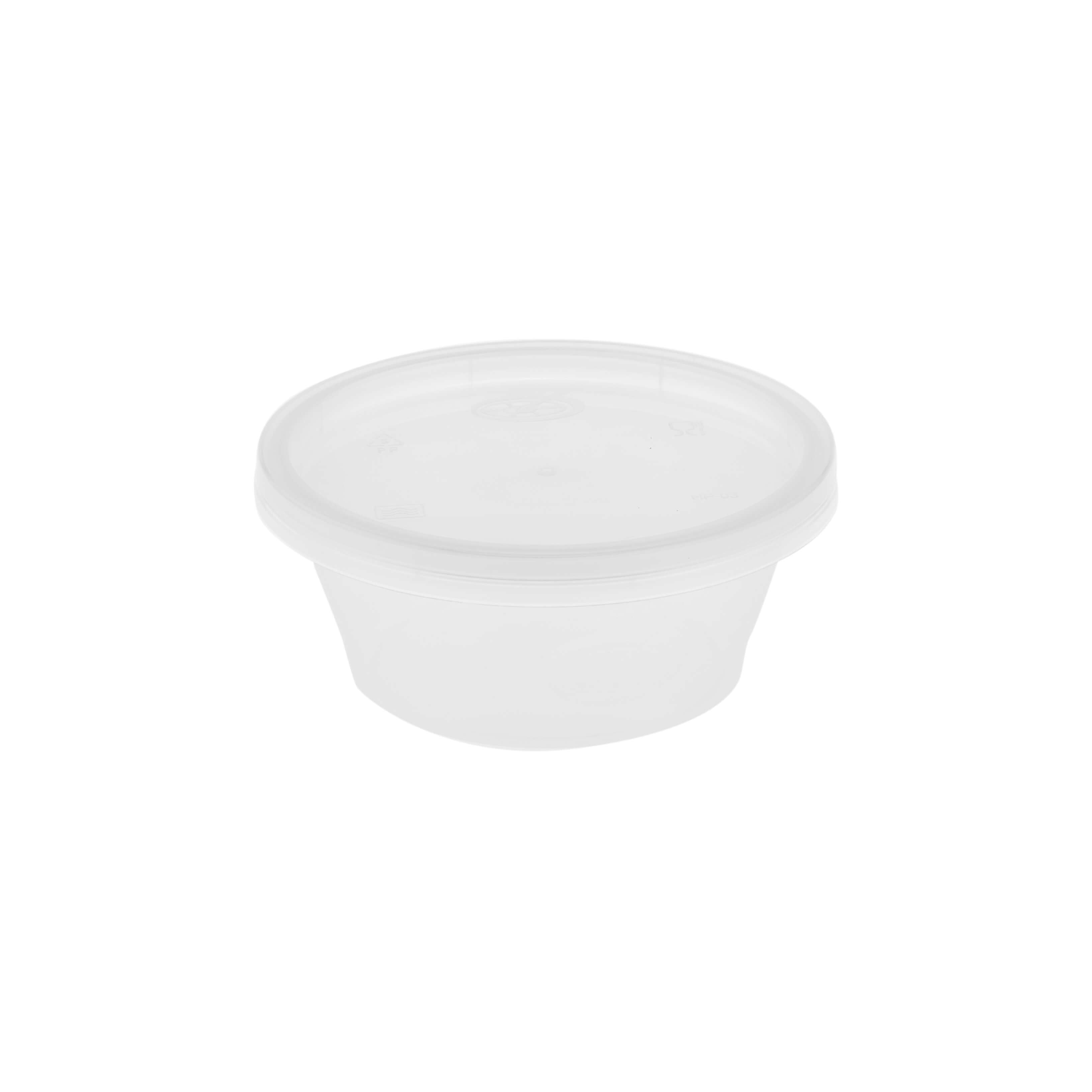 60ml clear Microwave Portion Cup With Lid - Hotpack Global
