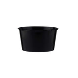 Black Round Microwavable Container 400ml wholesale food packaging - Hotpack Global