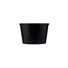 Black Round Microwavable Container 525ml wholesale food packaging - Hotpack Global