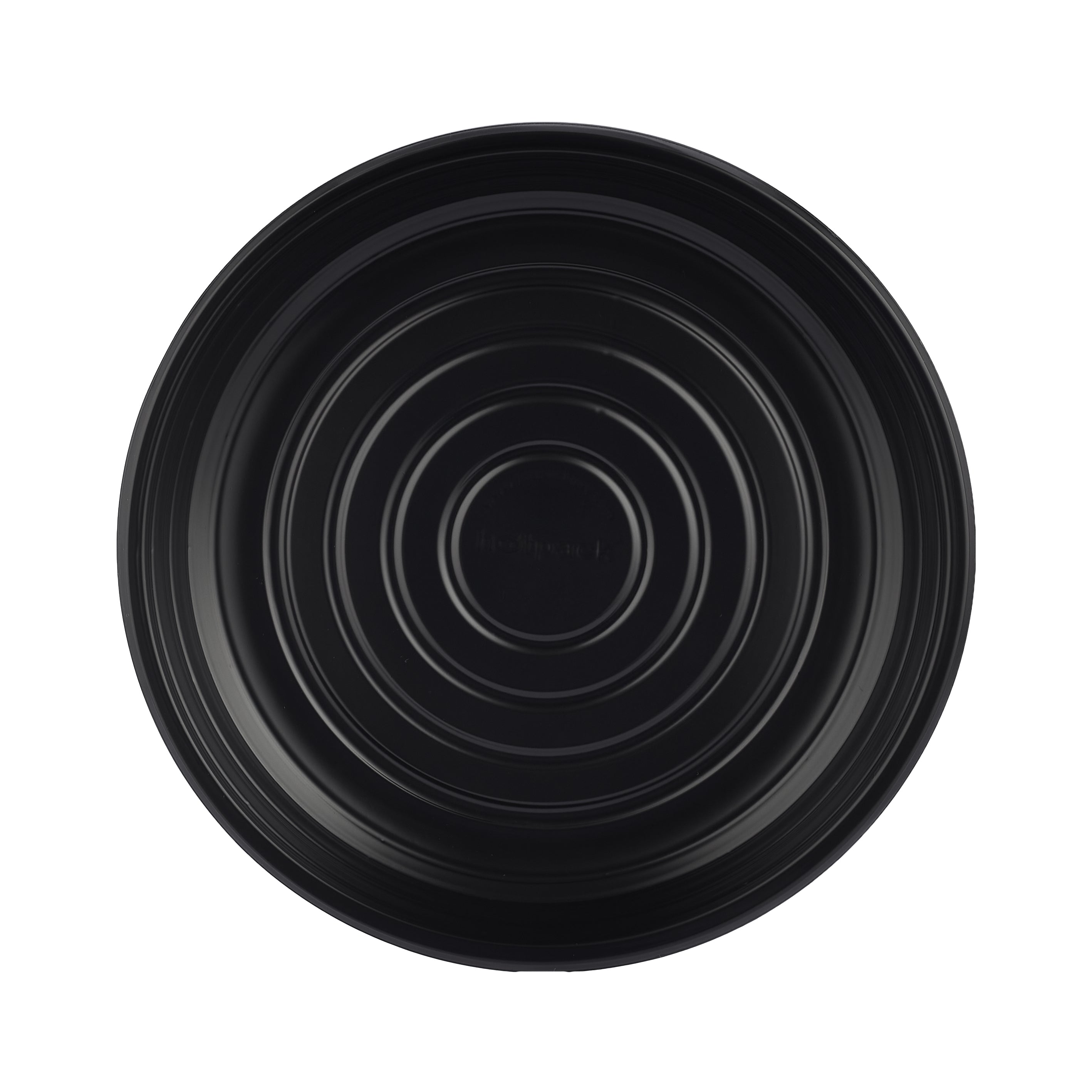 Black Round Microwave Safe Plate - Hotpack Global