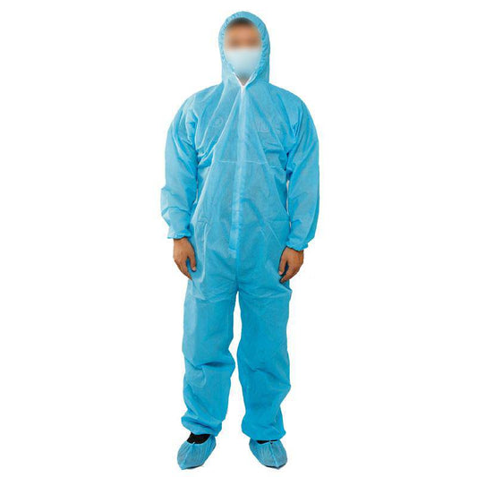 Non-Woven Coverall with Hood + Shoe Cover 1 Set - Hotpack Global