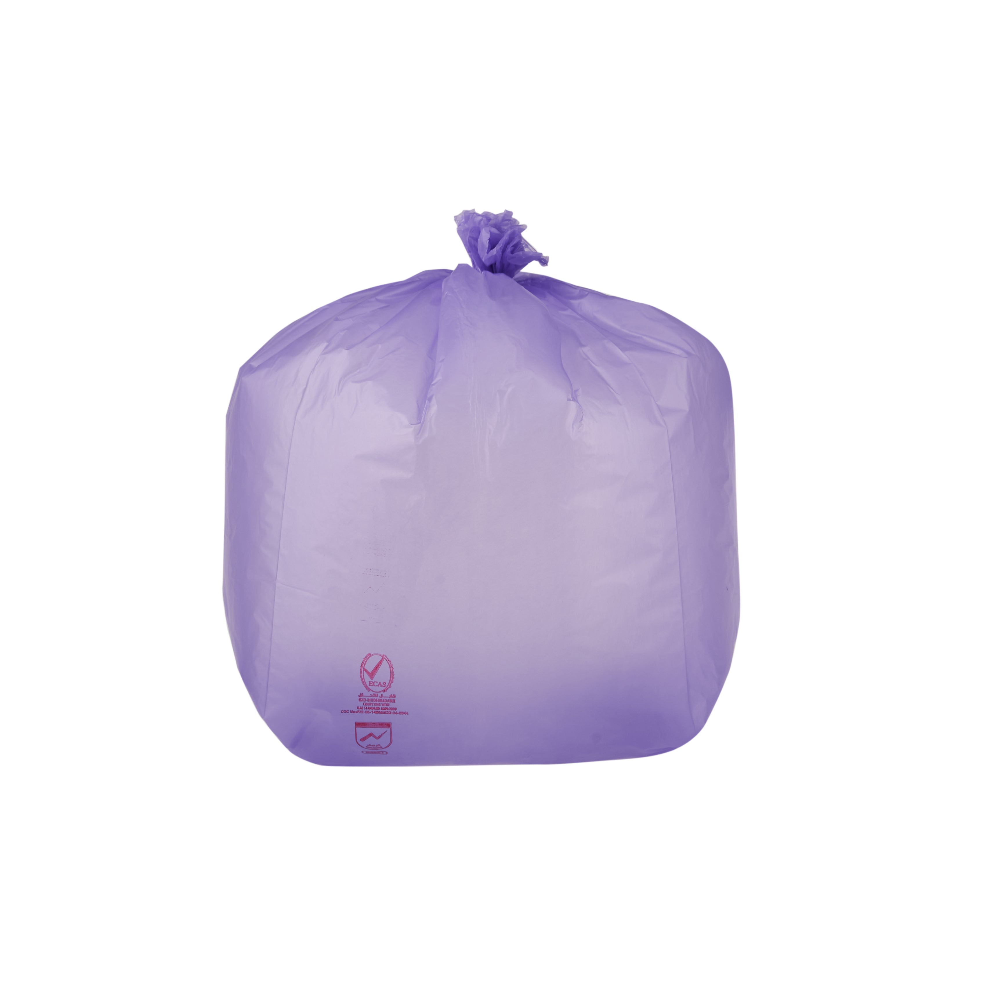1pack/45pcs Lavender Scented Purple Medium-size Household Trash Bags