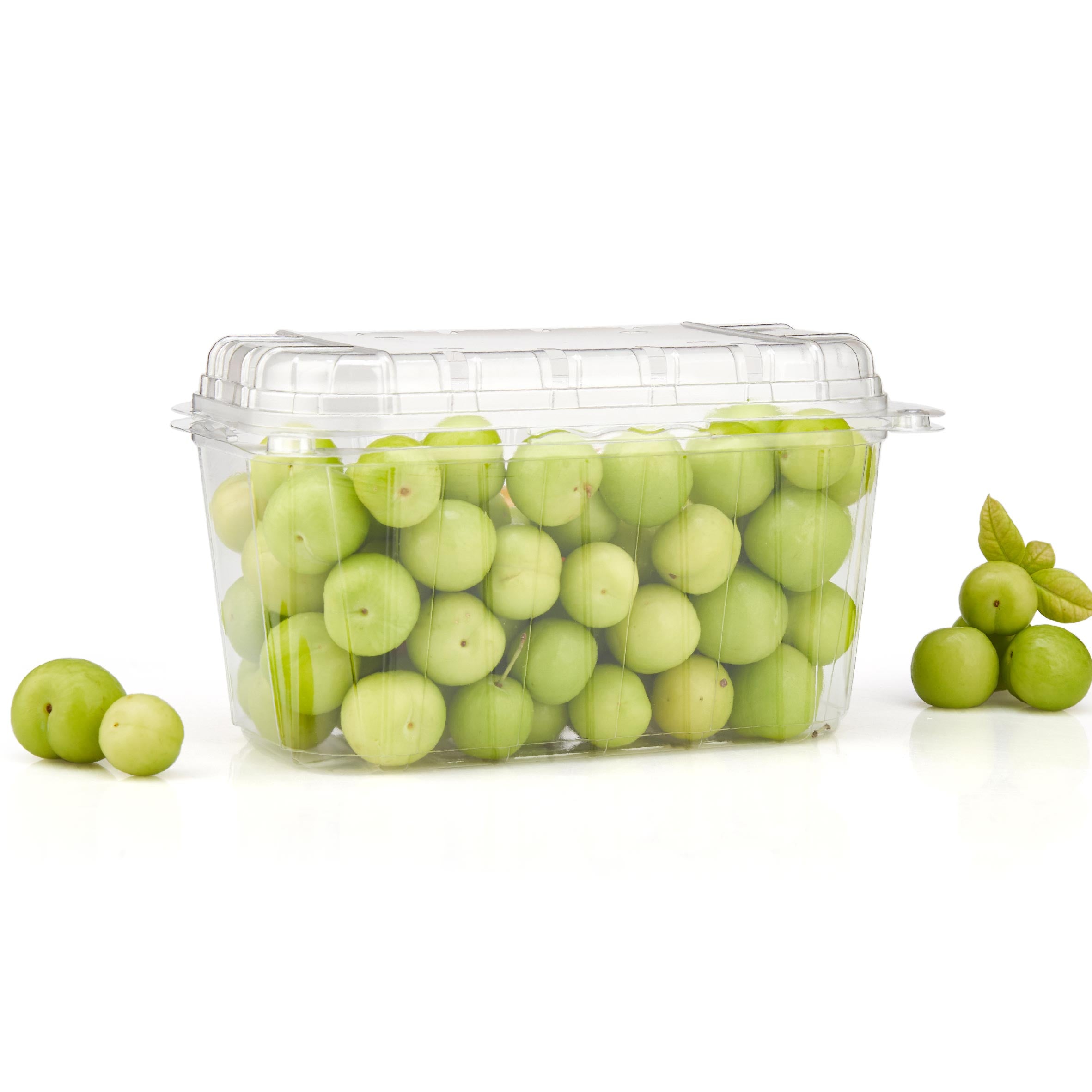 Clear PET Punnet Veg & Fruits grapes Container - Hotpack Global