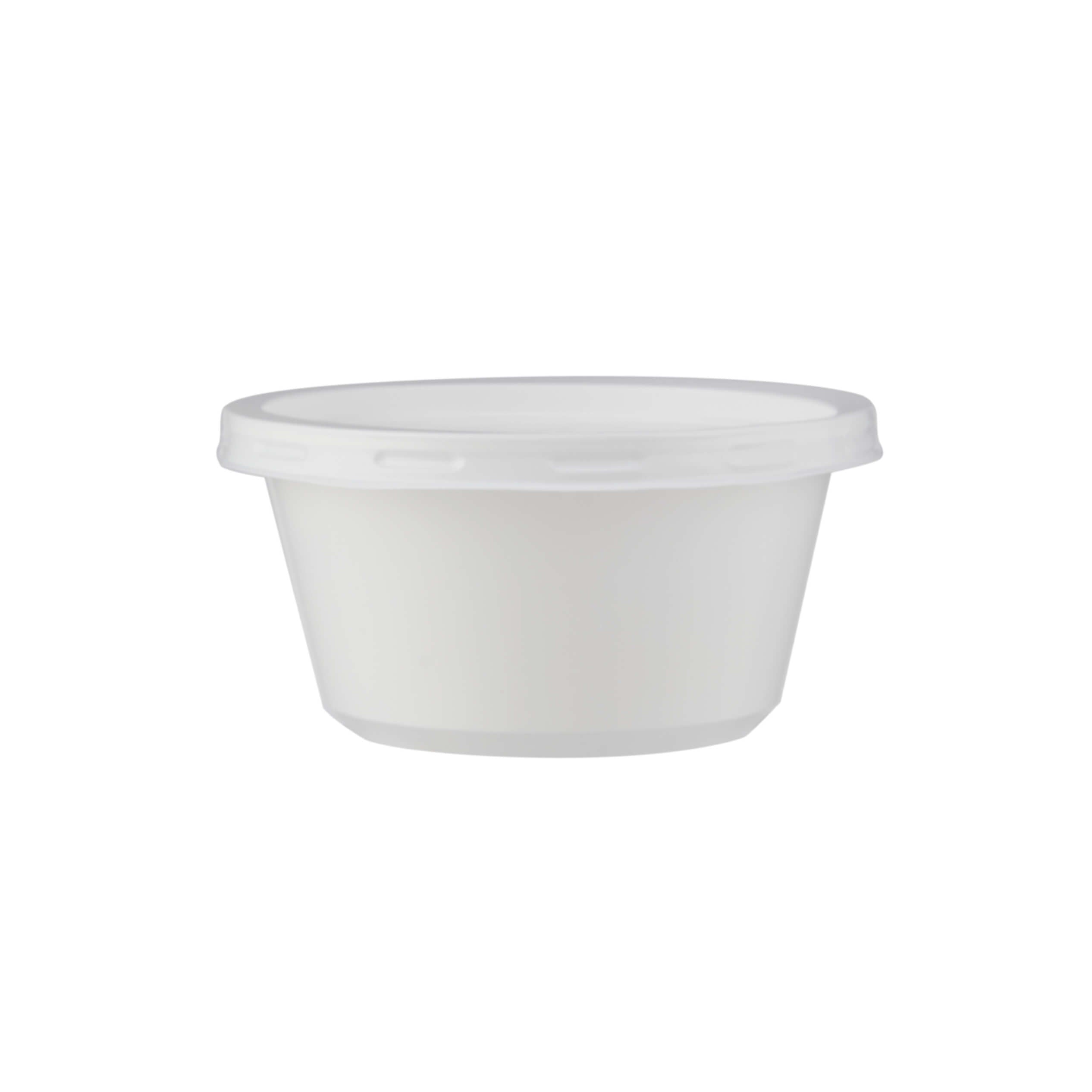 Plastic White Bowl 225ml With Lid 25 Pieces + Plastic White Bowl 400ml With Lid 25 Pieces 27th Anniversary Combo - hotpackwebstore.com