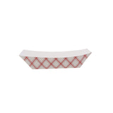 Red and White Boat Tray 3 lb #300 - Hotpack Global
