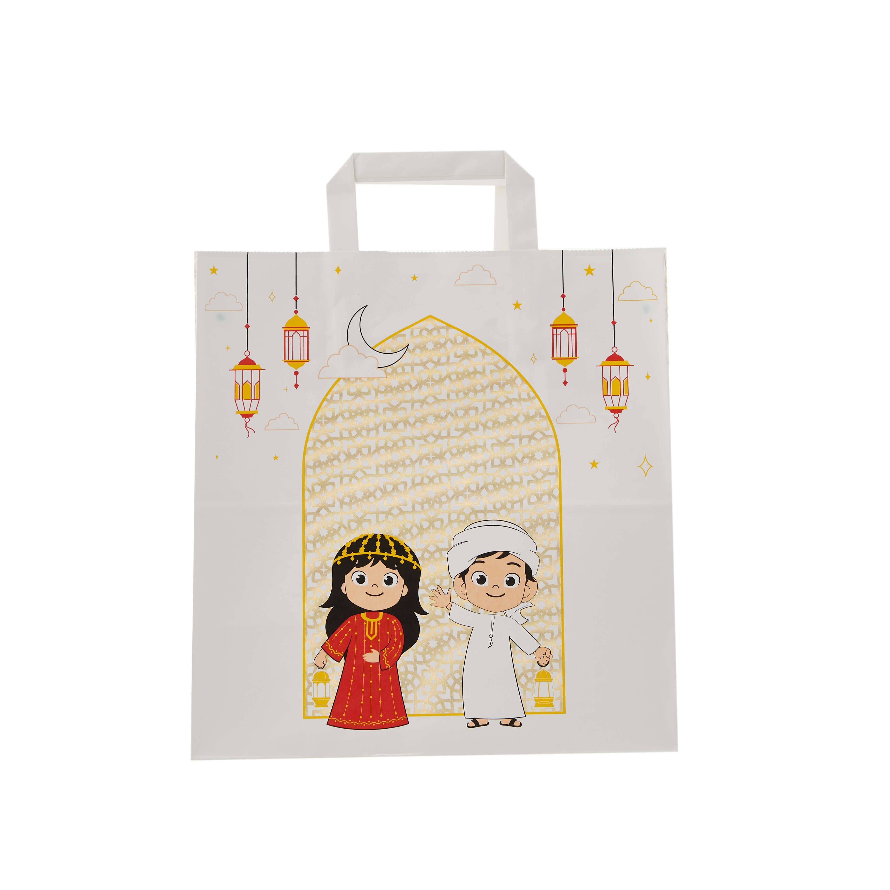 Haq Al Laila Theme Printed Gift Paper Bag - Hotpack Global