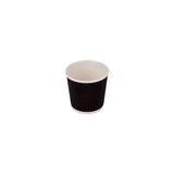 4 Oz Black Ripple Paper Cups - Hotpack UAE