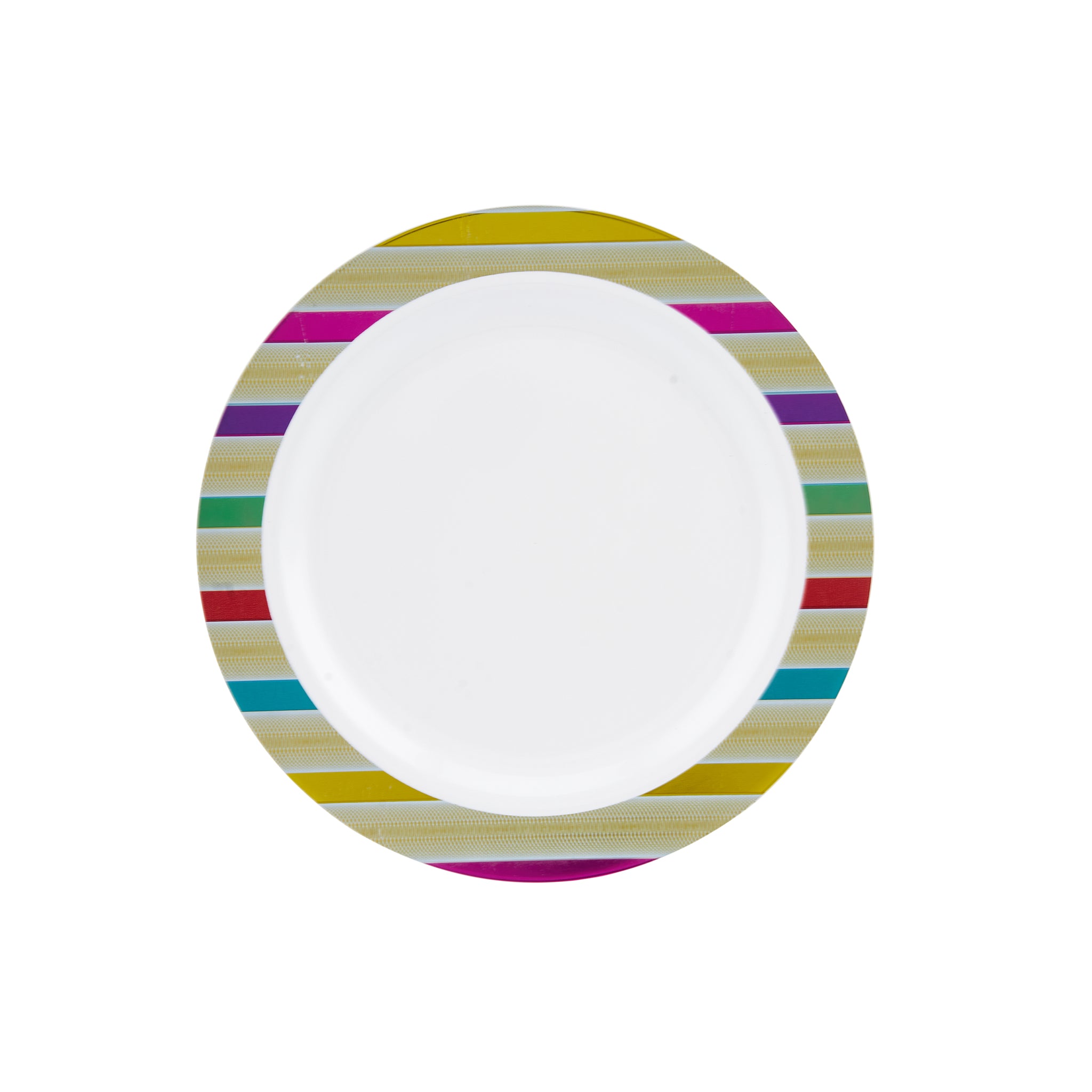 Premium Design Round Plate with Gold Rim 10 Pieces - Hotpack Global