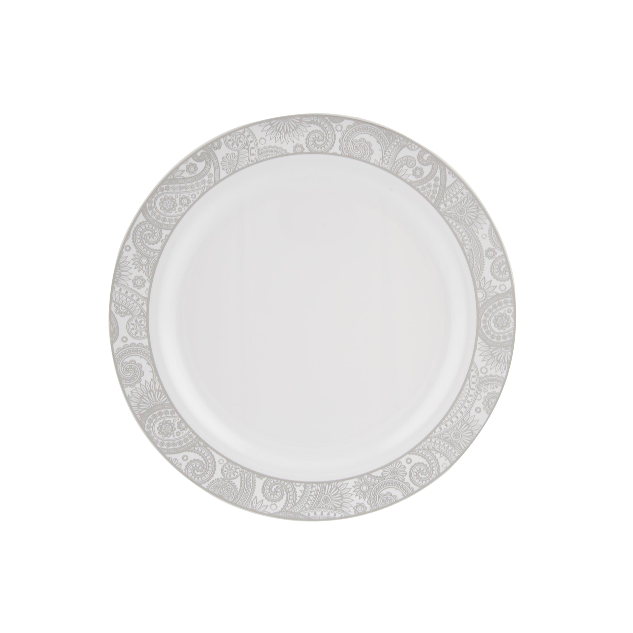 Premium Design Round Plate with Gold Rim 10 Pieces - Hotpack Global
