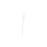Plastic White Normal Fork  2000 Pieces - Hotpack Global