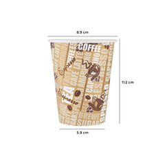 Single Wall Printed Paper Cup 20 Pieces - hotpackwebstore.com