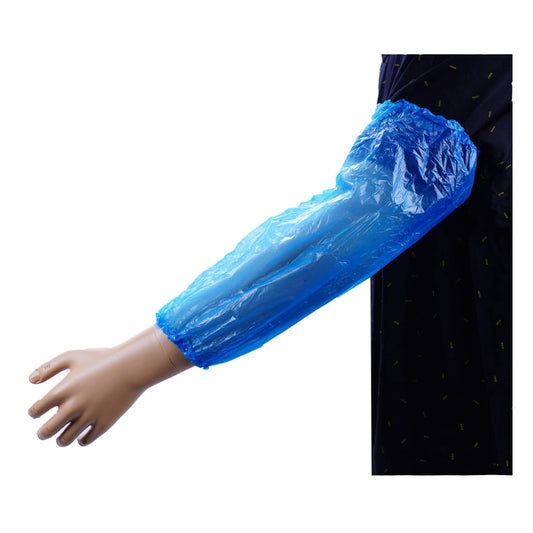 Hotpack | Plastic Hand Sleeve Blue  | 100 Pieces X 20 Packts - Hotpack Global