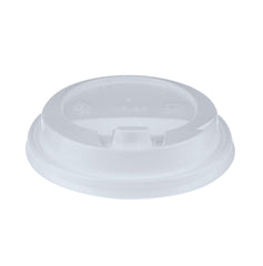 8 Oz White Lids for Paper Cups - hotpackwebstore.com