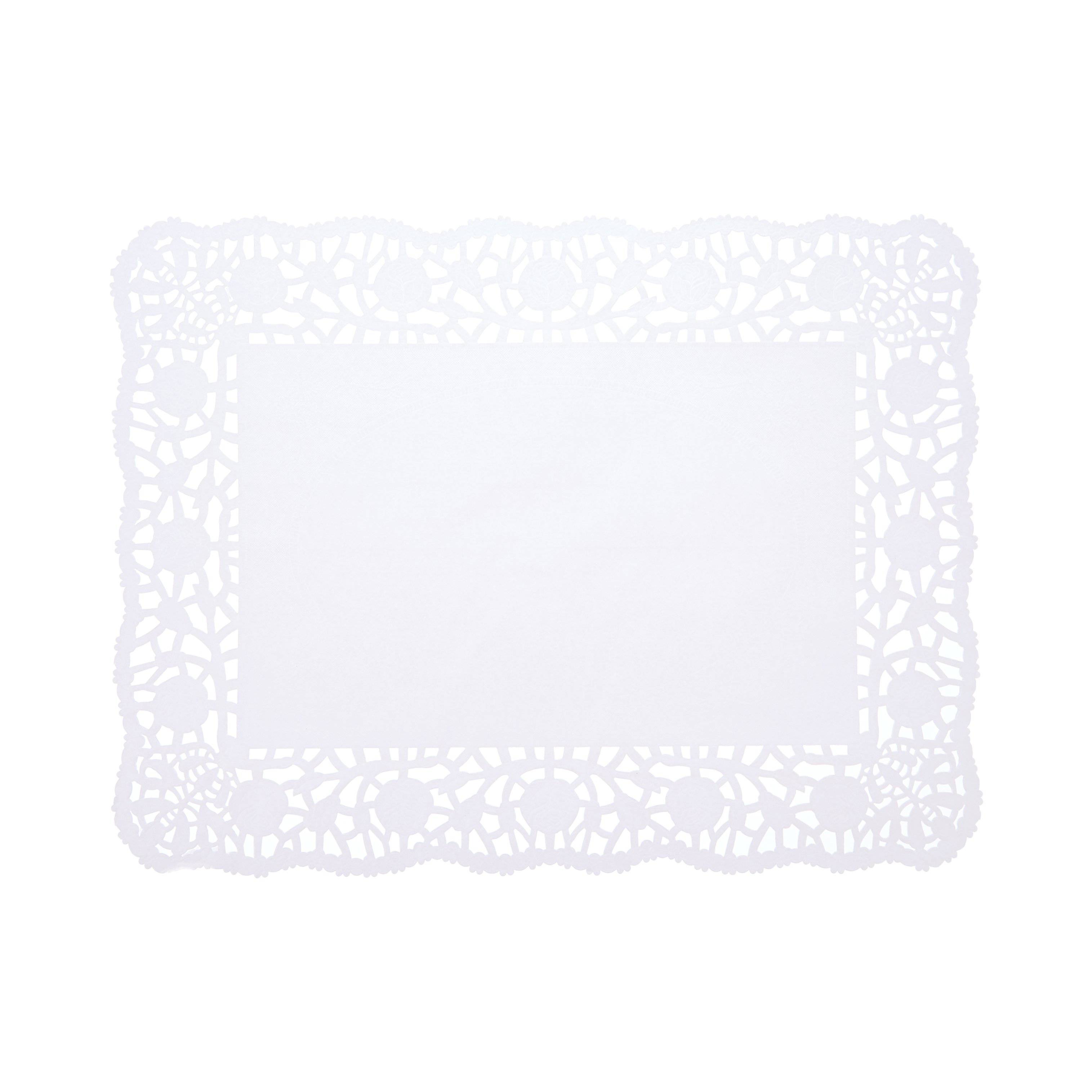 RECTANGLE DOILIES PAPER 12" x 16" 1000 Pieces - Hotpack Global