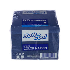 Blue Napkin 25 X 25 Cm 100 Pieces X 24 Packets - Hotpack Global