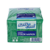 Soft n Cool Green Napkin 25 X 25 Cm 100 Pieces X 24 Pkt - Hotpack Global