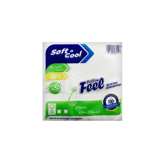 Hotpack | SOFT N COOL COTTON FEEL NAPKIN 33 x 33 CM | 1000 Pieces - Hotpack Global