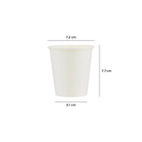 7 Oz White Single Wall Paper Cups 1000 Pieces - Hotpack Global