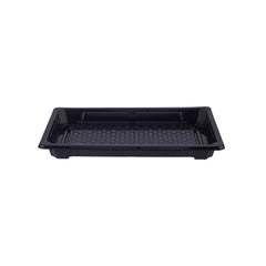 Black Sushi Container with Lid - hotpackwebstore.com