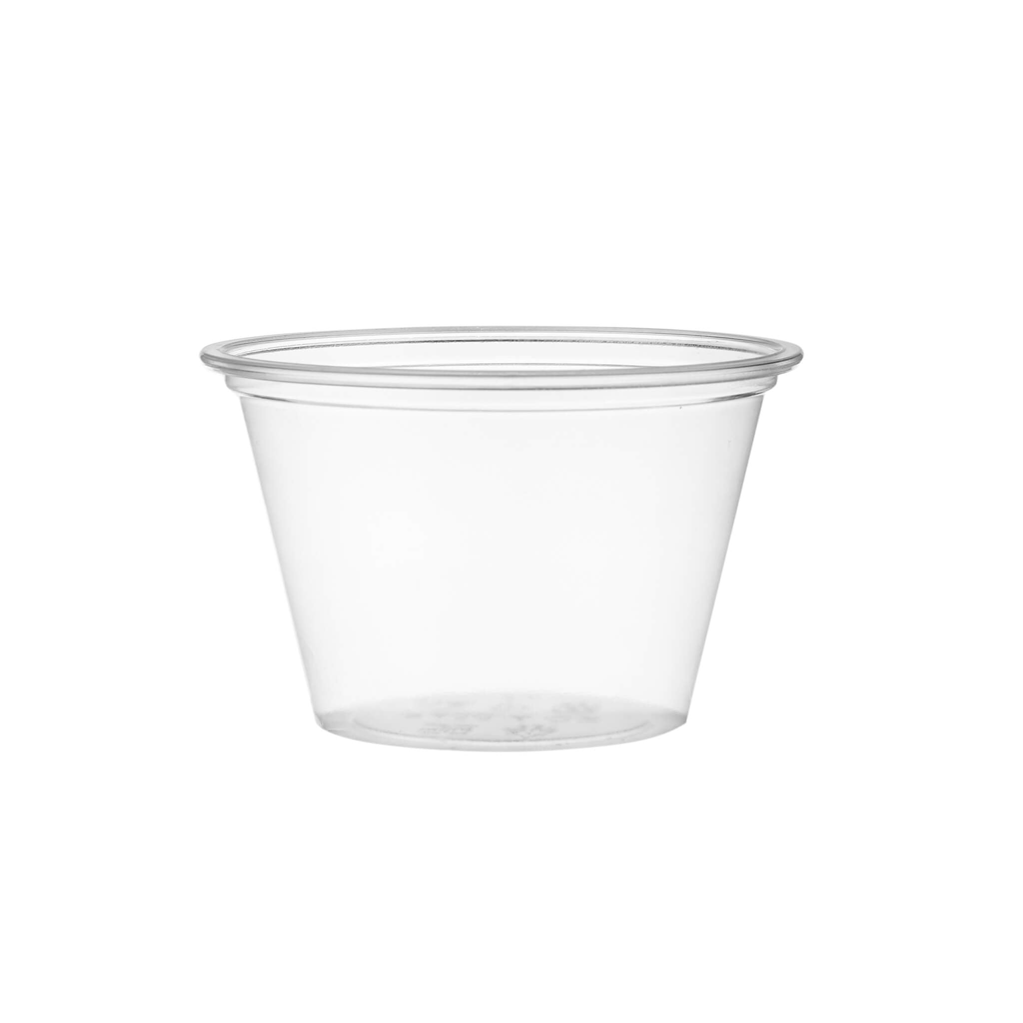 4 Oz clear portion cup for condiments and sauces - Hotpack Global