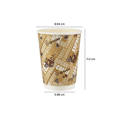 Printed Double Wall Paper Cups - Hotpack UAE