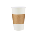 Kraft Sleeves for Paper Cups 1000 Pieces - Hotpack Global