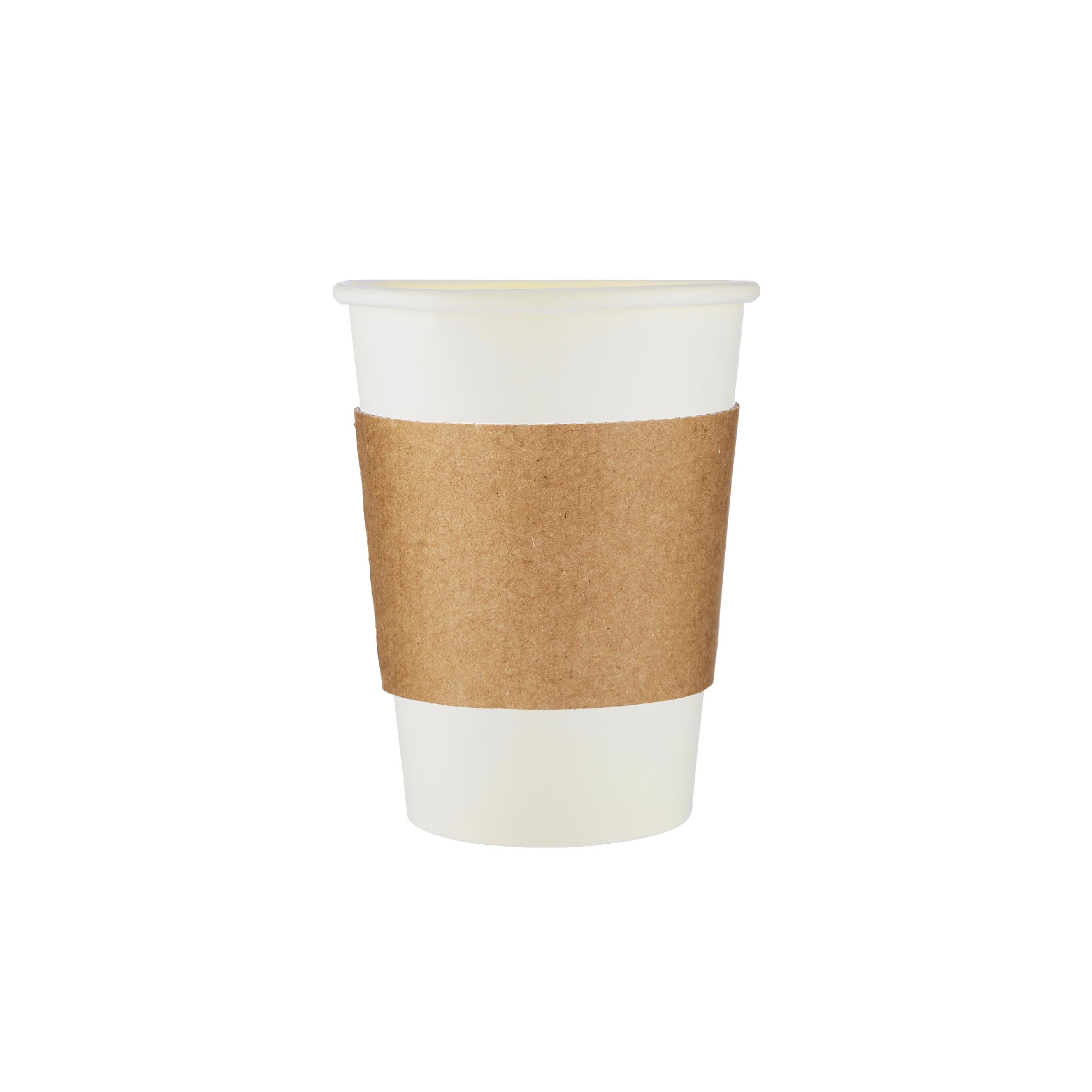 Coffee Cup Sleeve for 12-16-20 oz Cups 12-20oz D:3.25in H:2.5in - 100 pcs