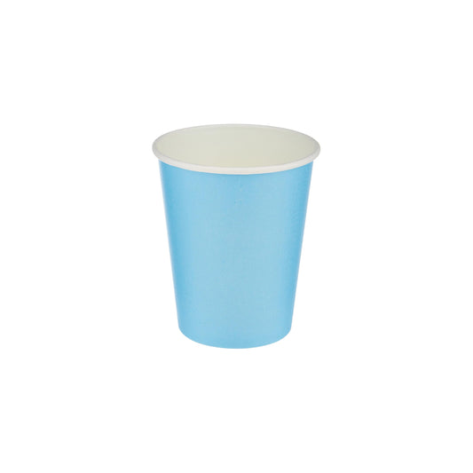 8 oz Blue disposable cups for gender reveal - Hotpack Global