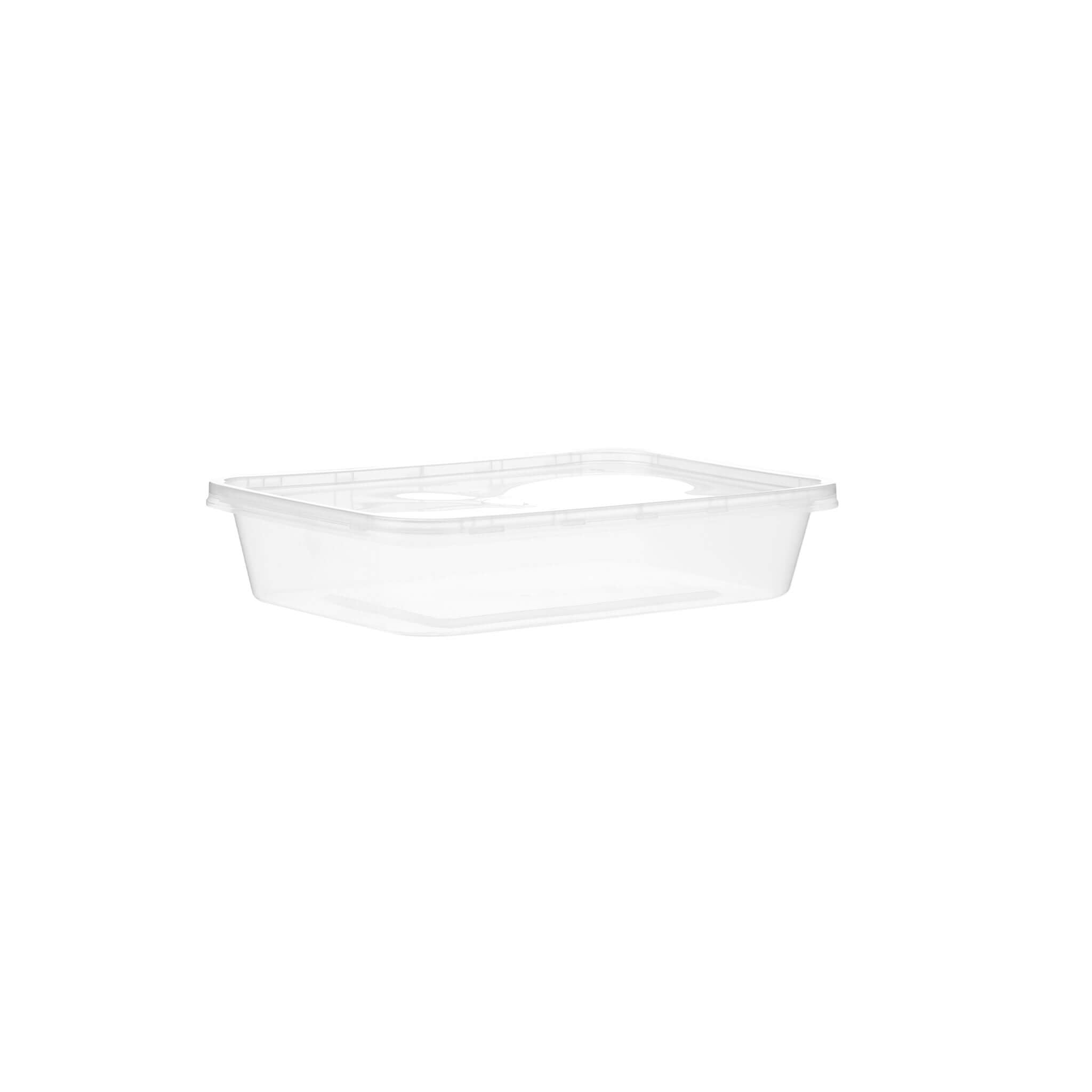 500ml rectangle plastic container with lid - Hotpack Global