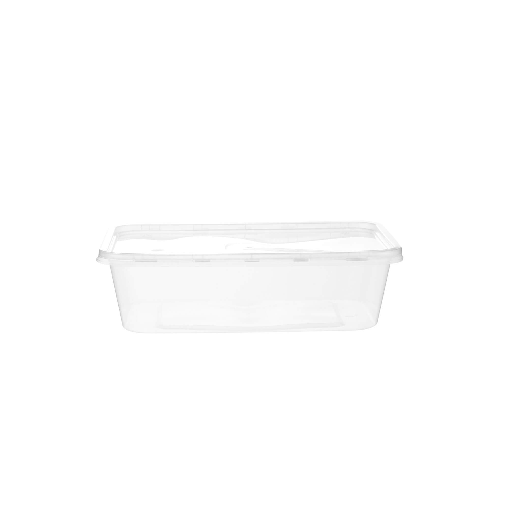 Microwave container with lid 650 ml - Hotpack Global