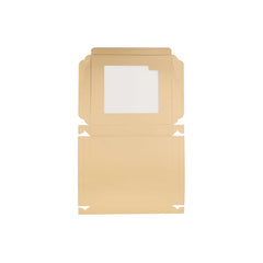 25x25 cm Gold Sweet Box with window - Hotpack Global